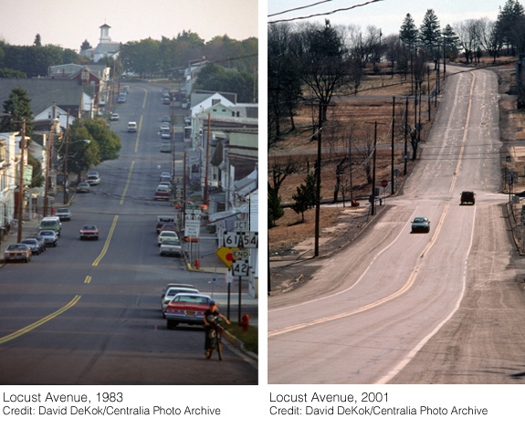 Centralia PA Before and After