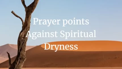 Spiritual Dryness Spiritual Dryness