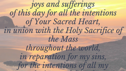 The Importance of Prayer and the Morning Offering